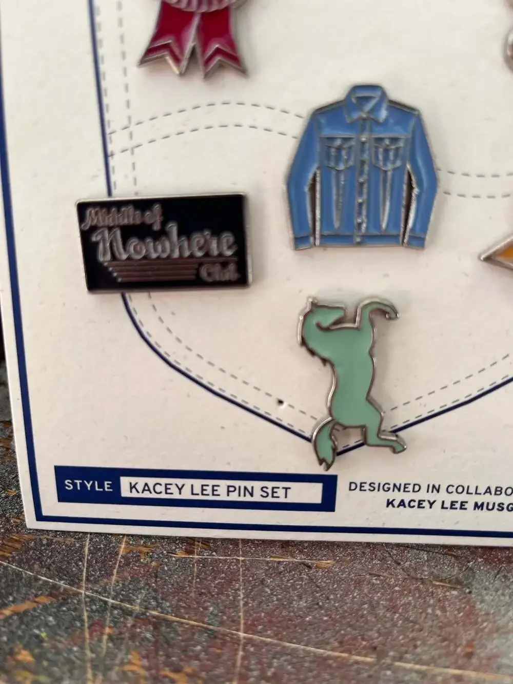 Kacey Lee Musgraves x Lee Collaborative 6-Piece Enamel Pin Set